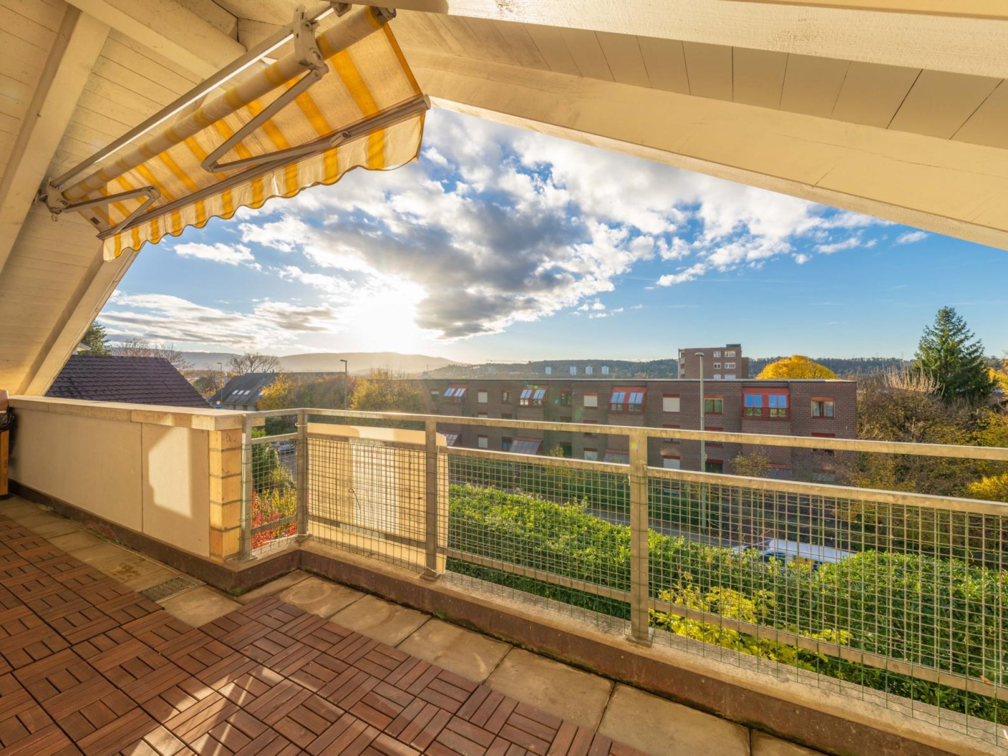 Gedeckter Balkon