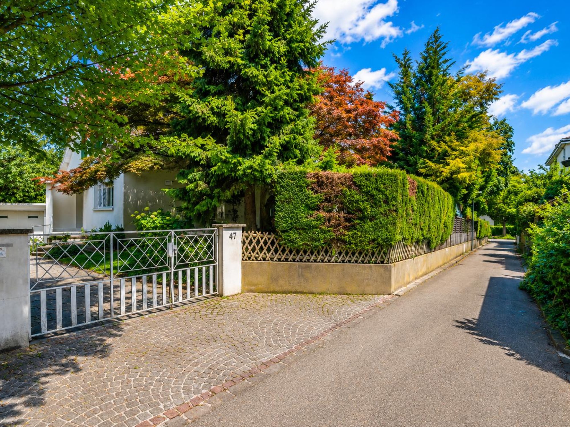 Ansicht Liegenschaft von der Strasse