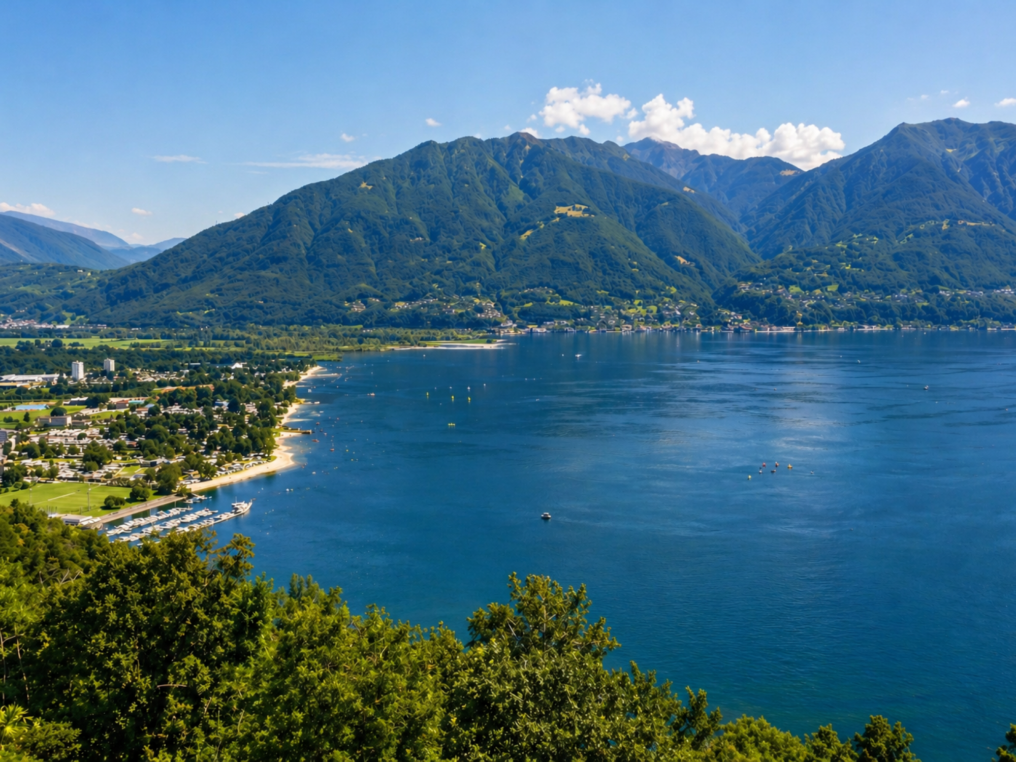 Luftaufnahme / Zukünftige Aussicht von einer Terrasse