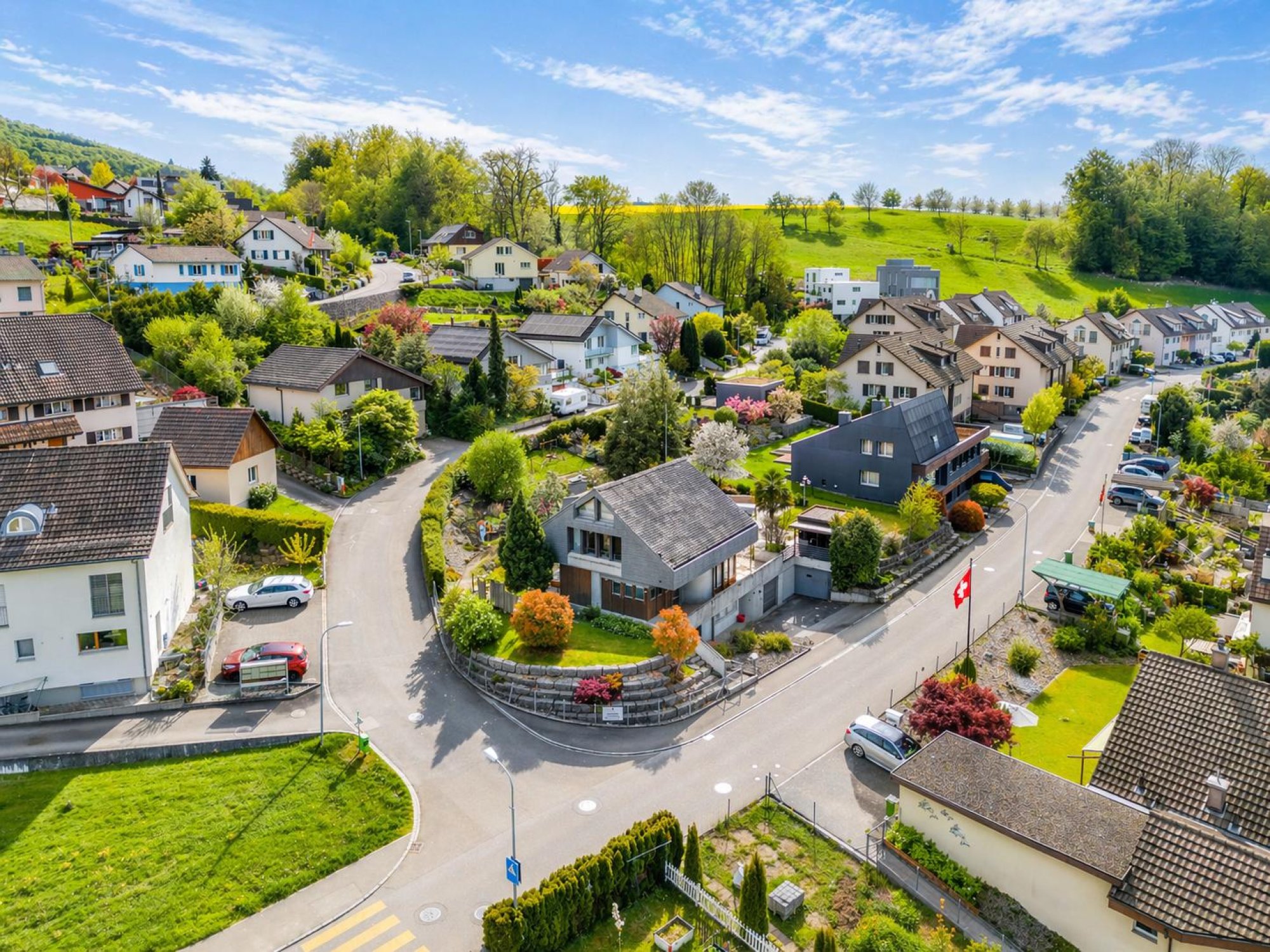 Luftaufnahme Ansicht Liegenschaft