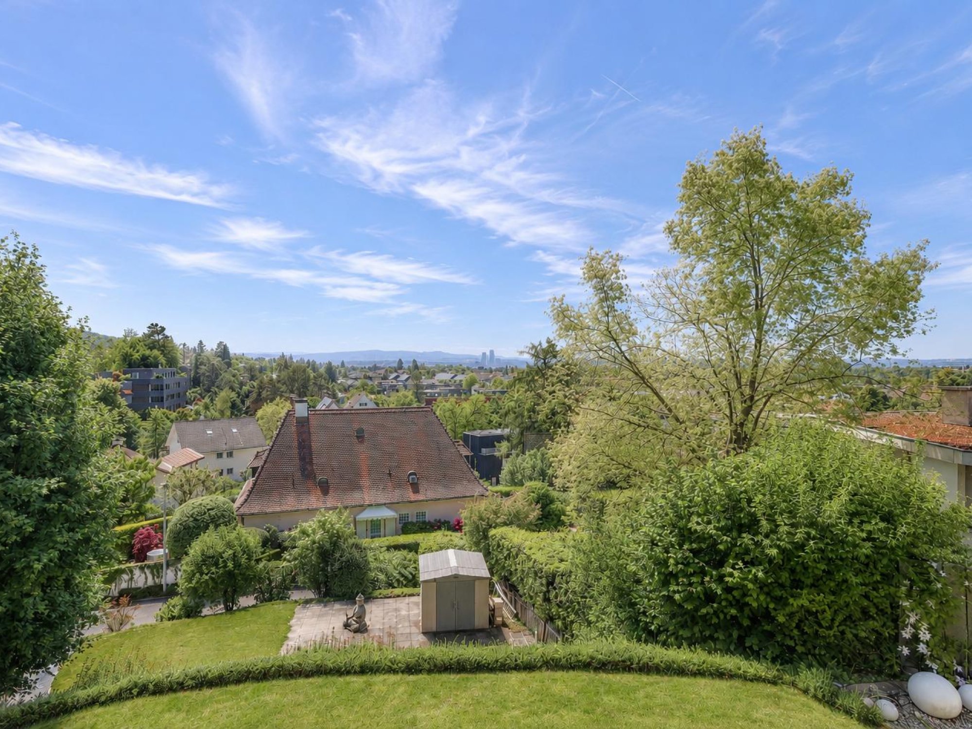 Blick in Richtung Basel
