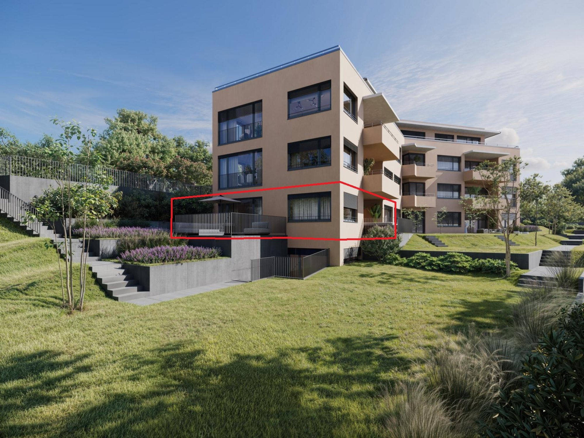 Aussenansicht W2 (Visualisierung)