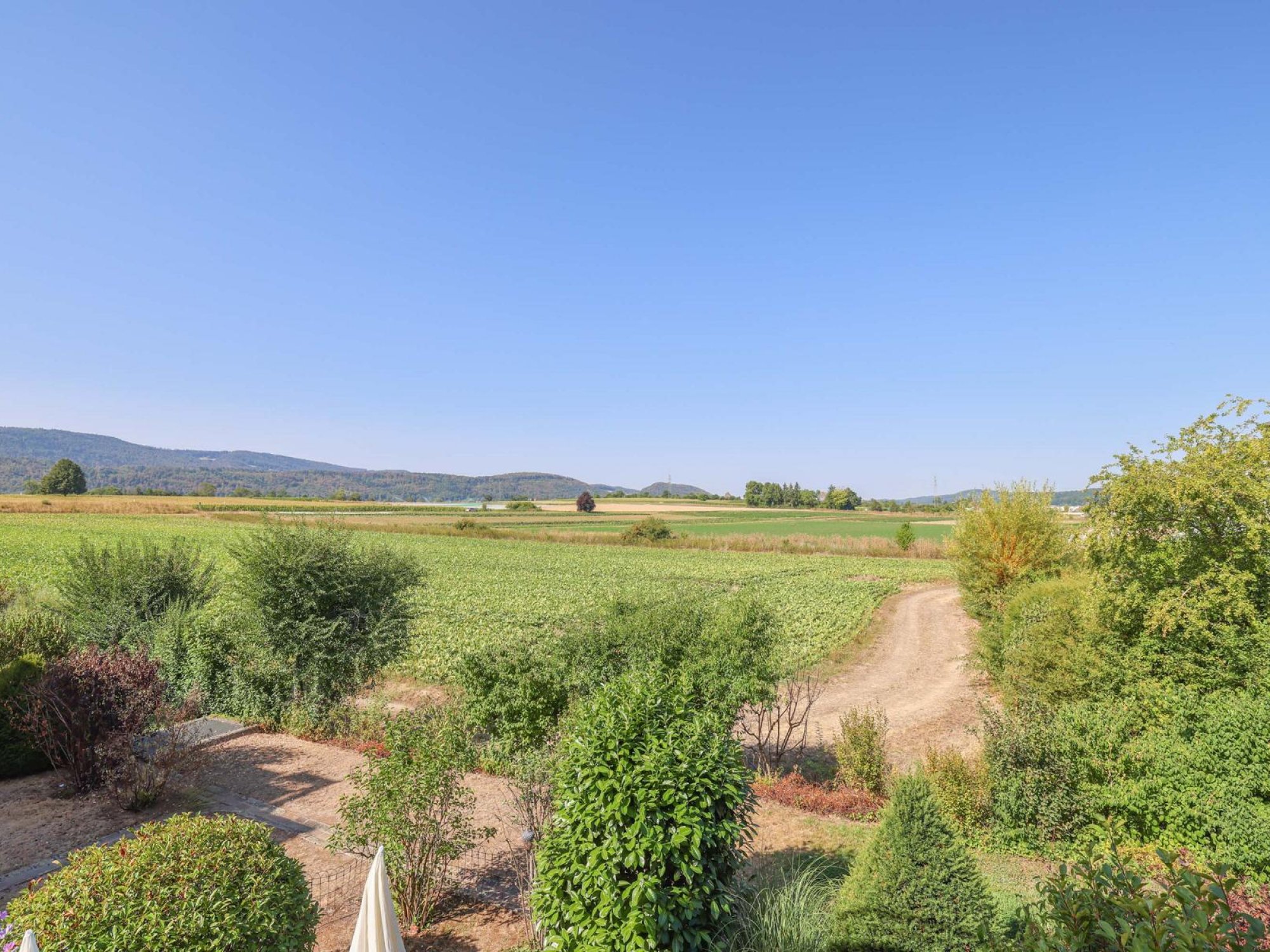 Aussicht vom Balkon