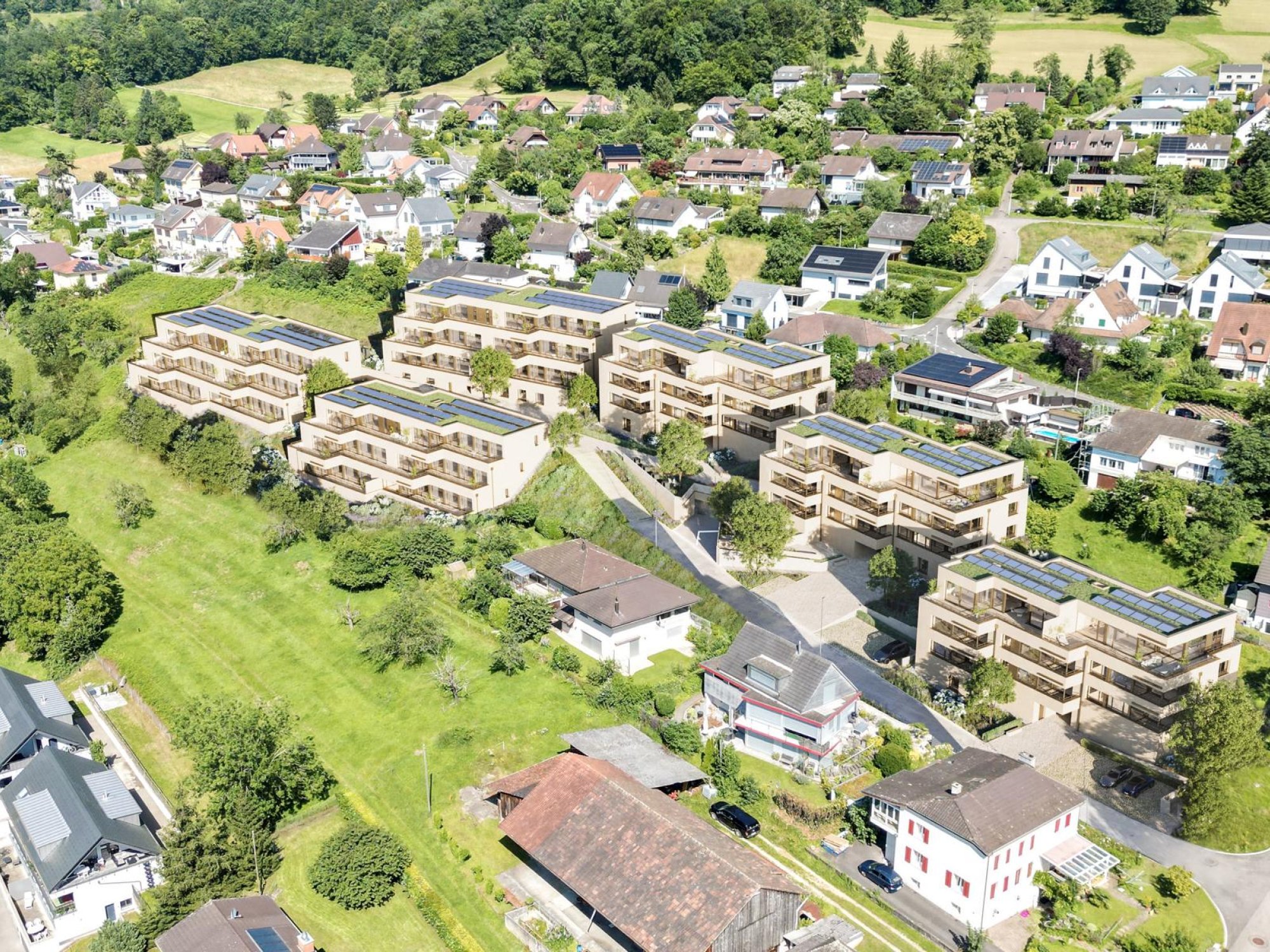 Eingebettet im Grünen