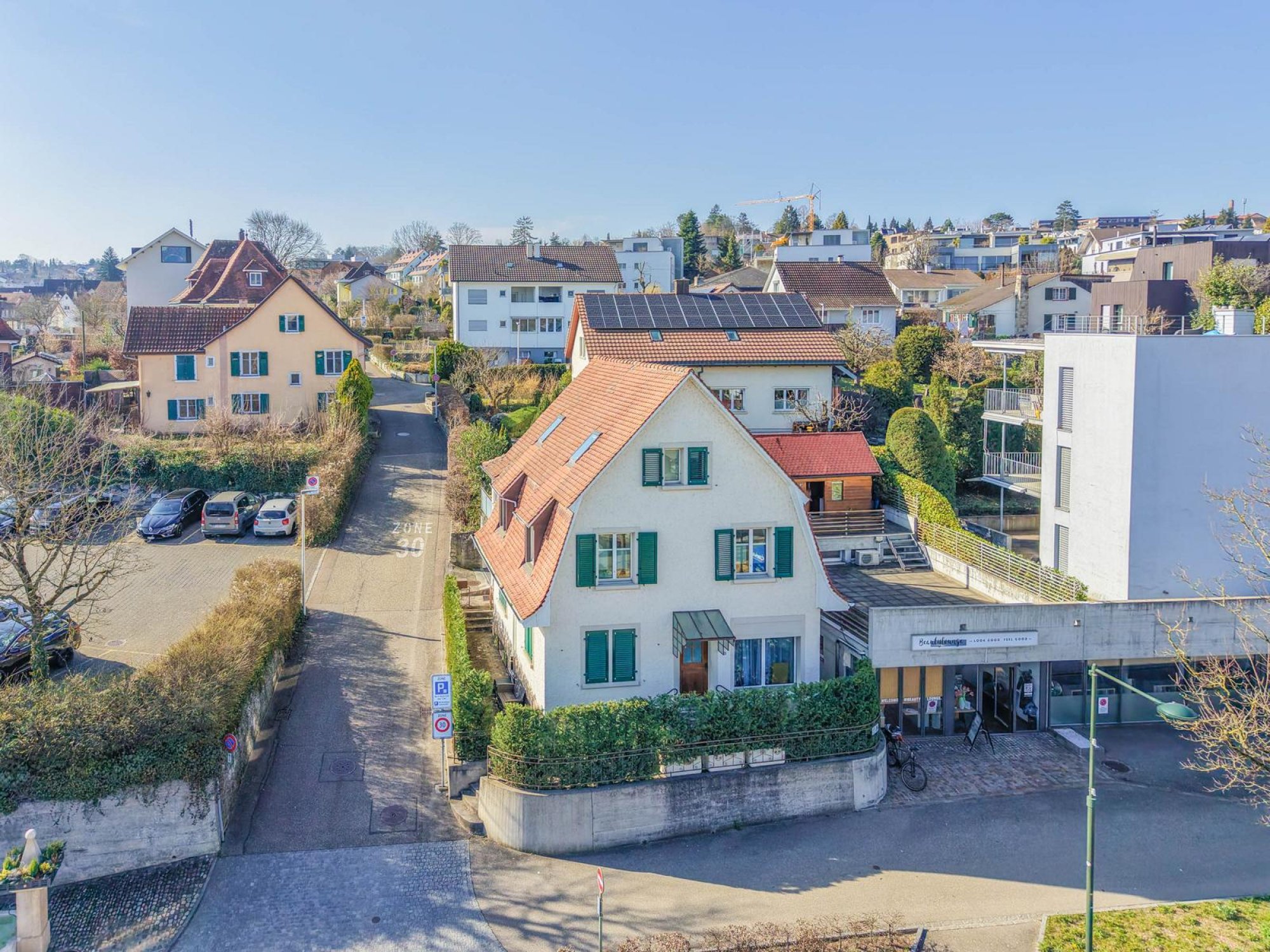 Luftaufnahme Ansicht Liegenschaft