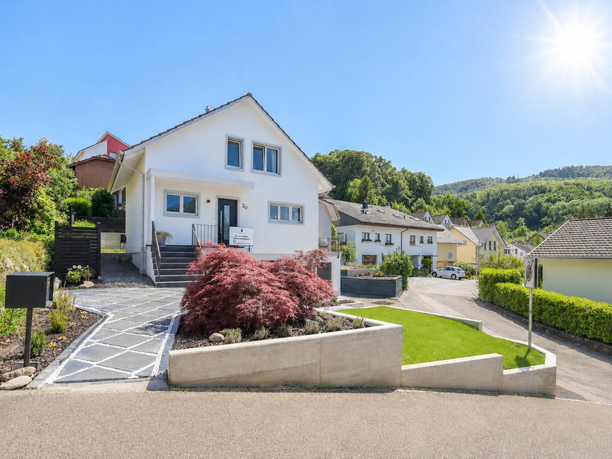 Aussenansicht des Hauses