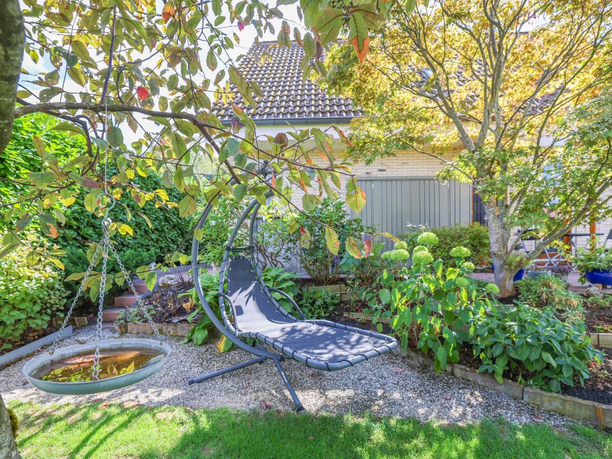 Gemütliche Gartensitzecke