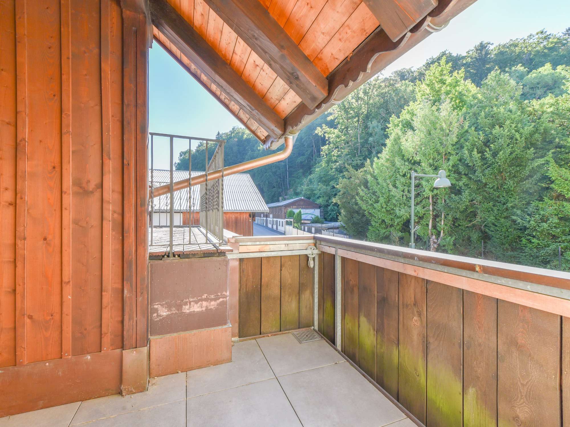 Gedeckter Balkon